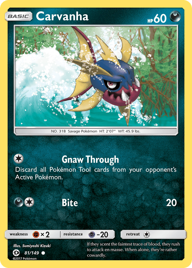 Carvanha — Sun & Moon #81