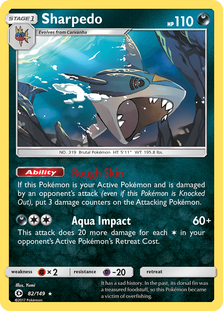 Sharpedo — Sun & Moon #82