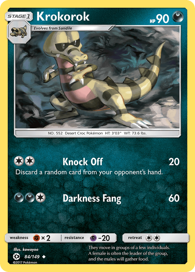 Krokorok — Sun & Moon #84