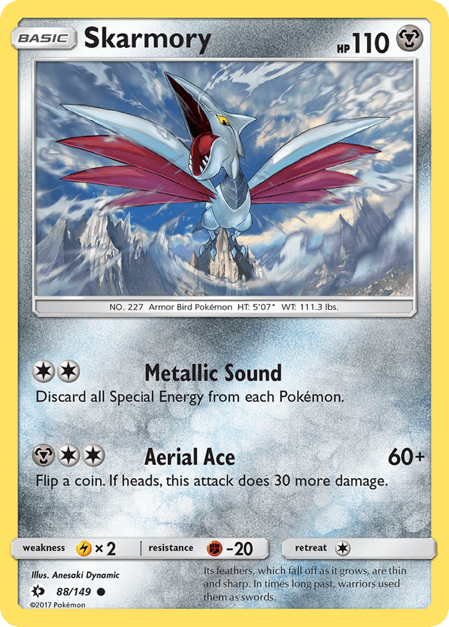 Skarmory — Sun & Moon #88