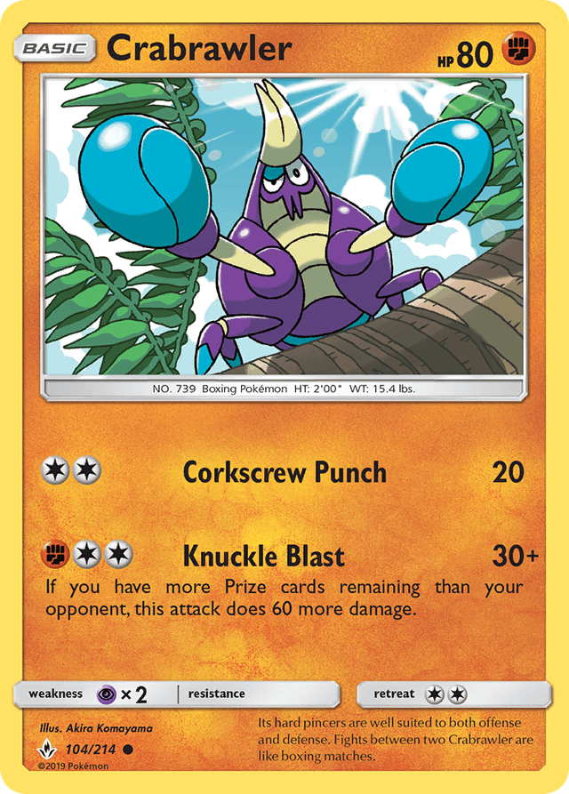 Crabrawler — Unbroken Bonds #104