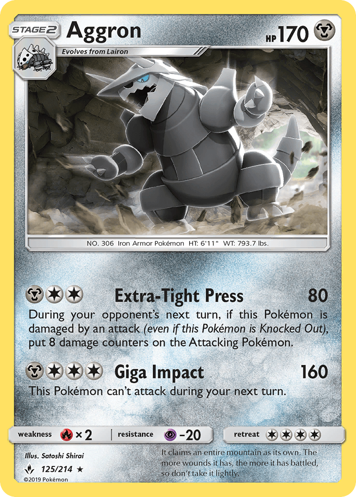 Aggron — Unbroken Bonds #125
