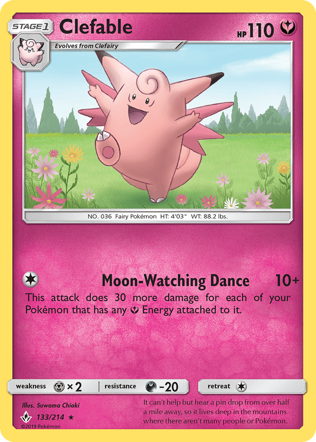 Clefable — Unbroken Bonds #133