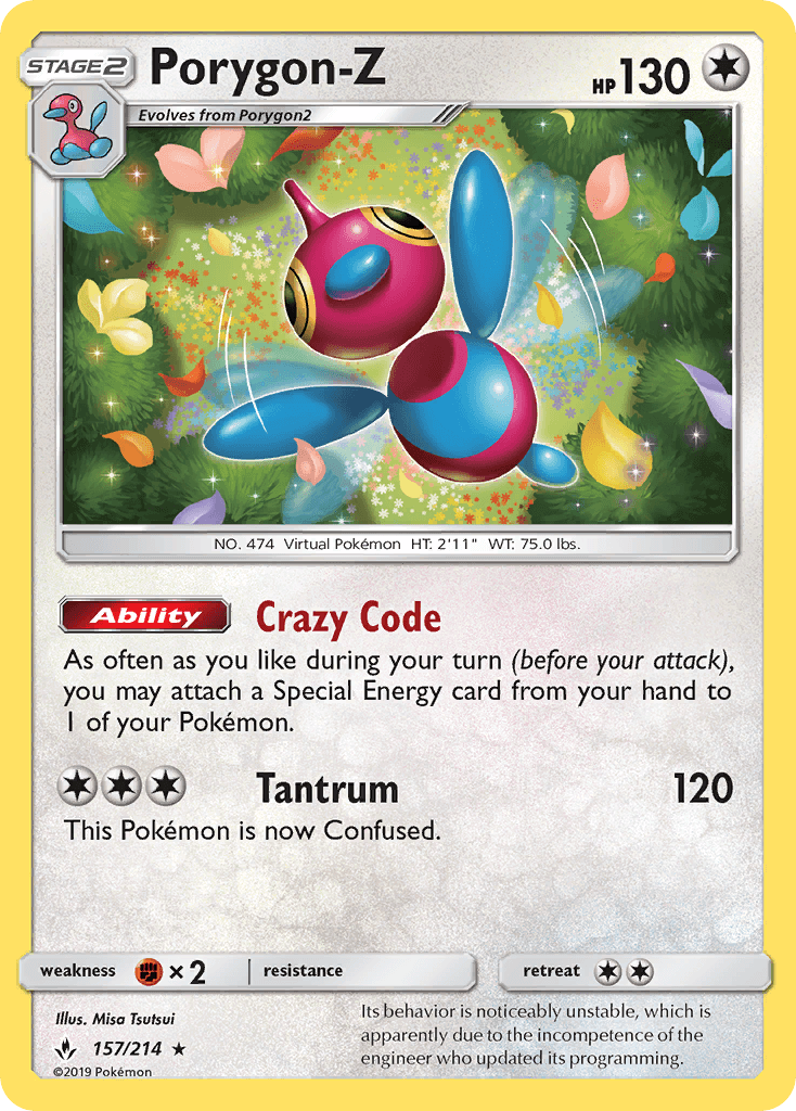 Porygon-Z — Unbroken Bonds #157