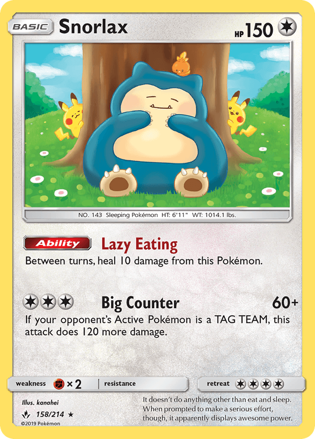 Snorlax — Unbroken Bonds #158