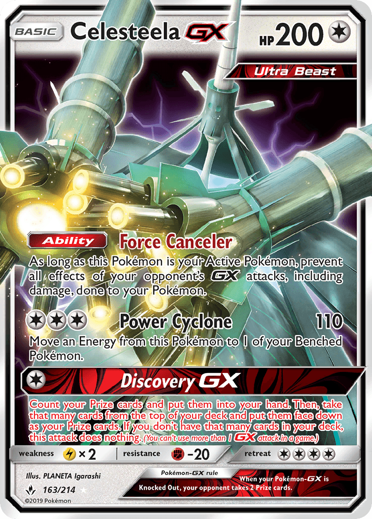 Celesteela-GX — Unbroken Bonds #163