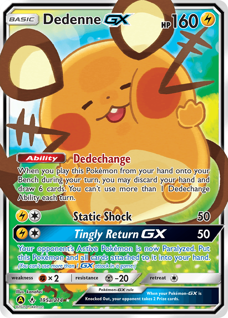 Dedenne-GX — Unbroken Bonds #195a