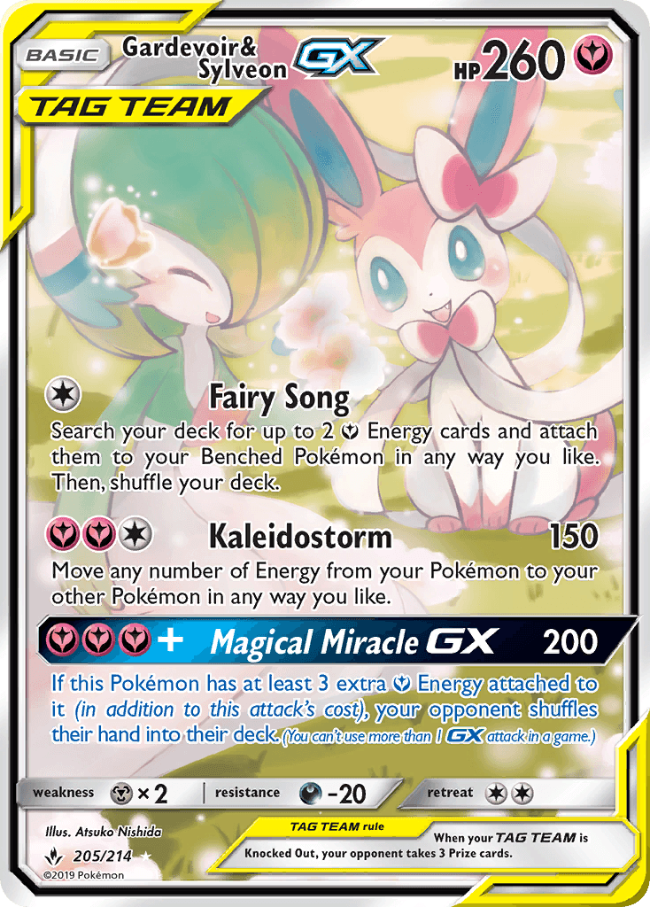 Gardevoir & Sylveon-GX — Unbroken Bonds #205