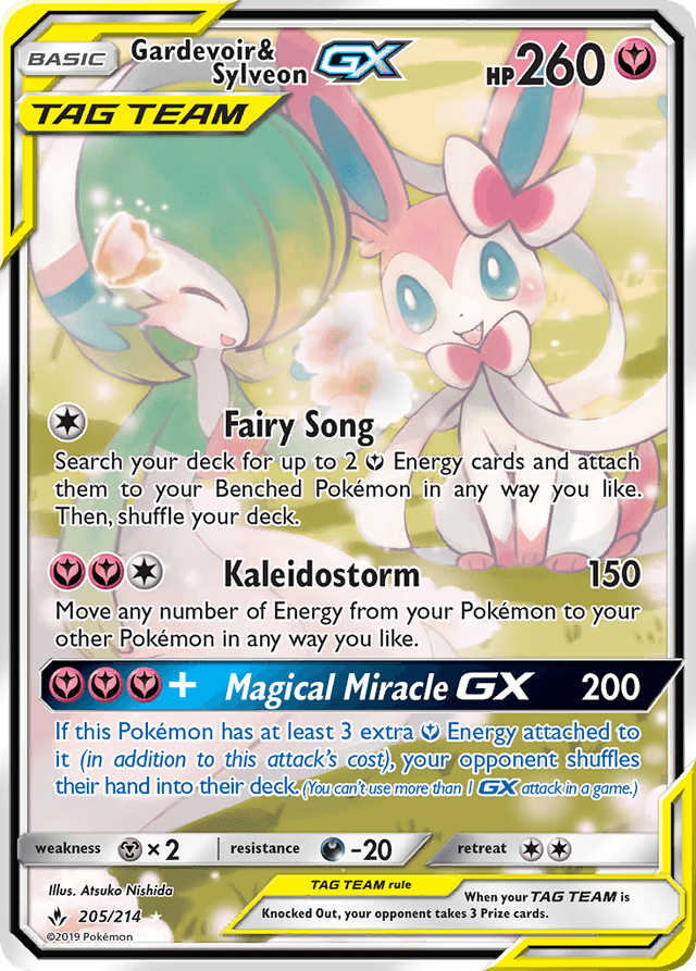 Gardevoir & Sylveon-GX — Unbroken Bonds #205