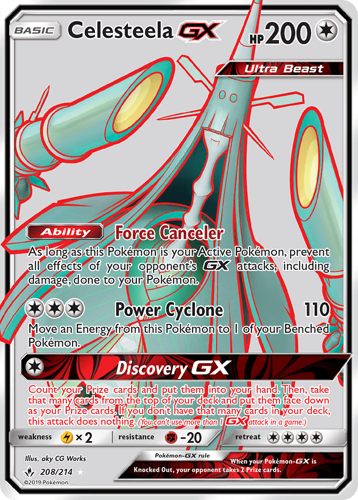 Celesteela-GX — Unbroken Bonds #208