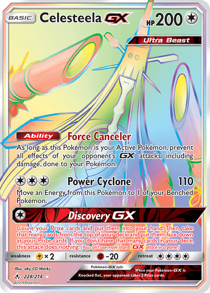 Celesteela-GX — Unbroken Bonds #228
