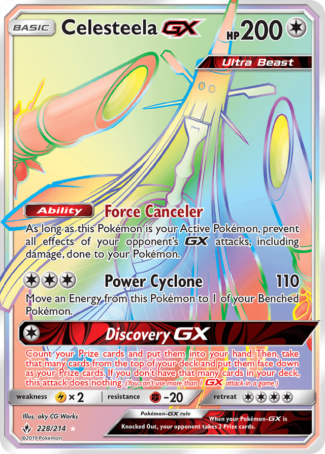 Celesteela-GX — Unbroken Bonds #228