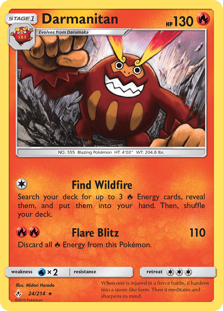 Darmanitan — Unbroken Bonds #24