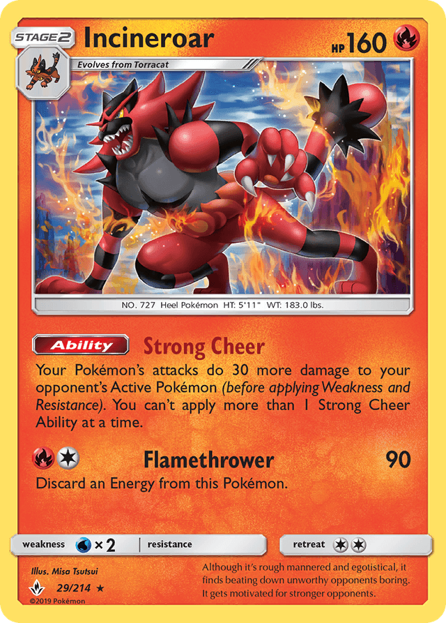 Incineroar — Unbroken Bonds #29