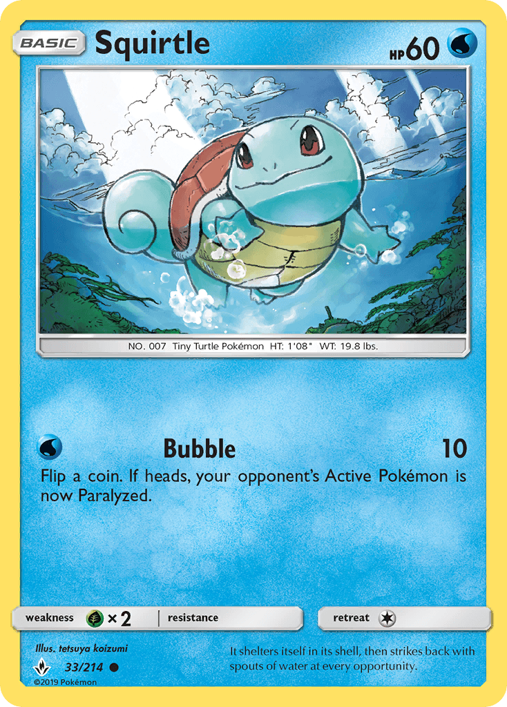 Squirtle — Unbroken Bonds #33