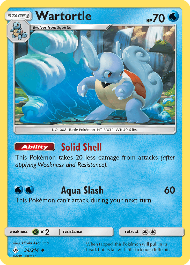 Wartortle — Unbroken Bonds #34