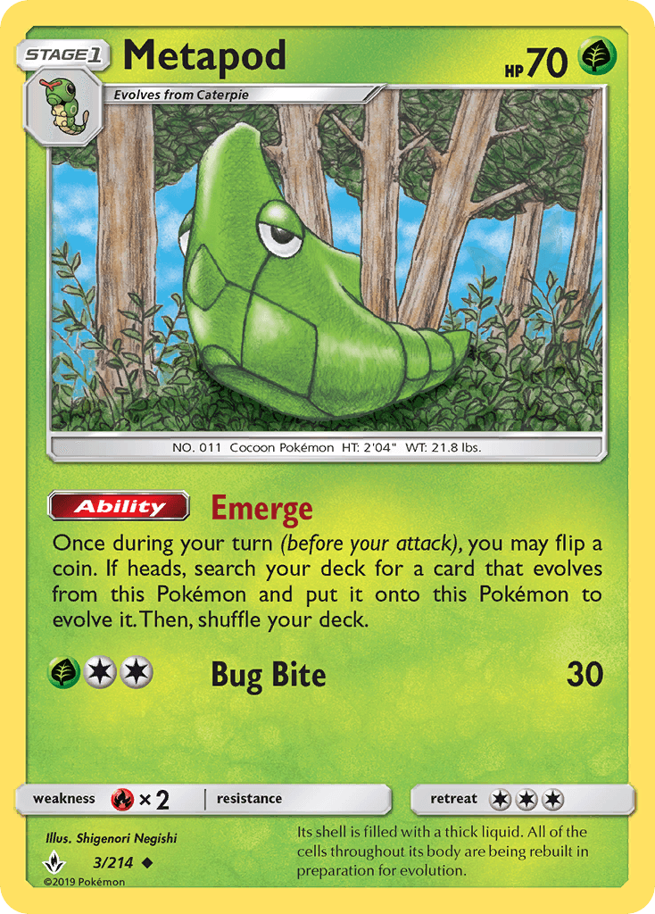 Metapod — Unbroken Bonds #3