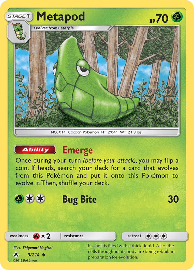 Metapod — Unbroken Bonds #3