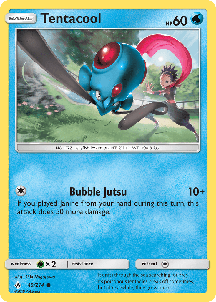 Tentacool — Unbroken Bonds #40