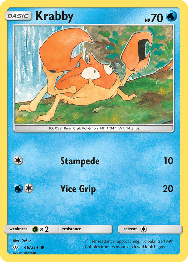 Krabby — Unbroken Bonds #46
