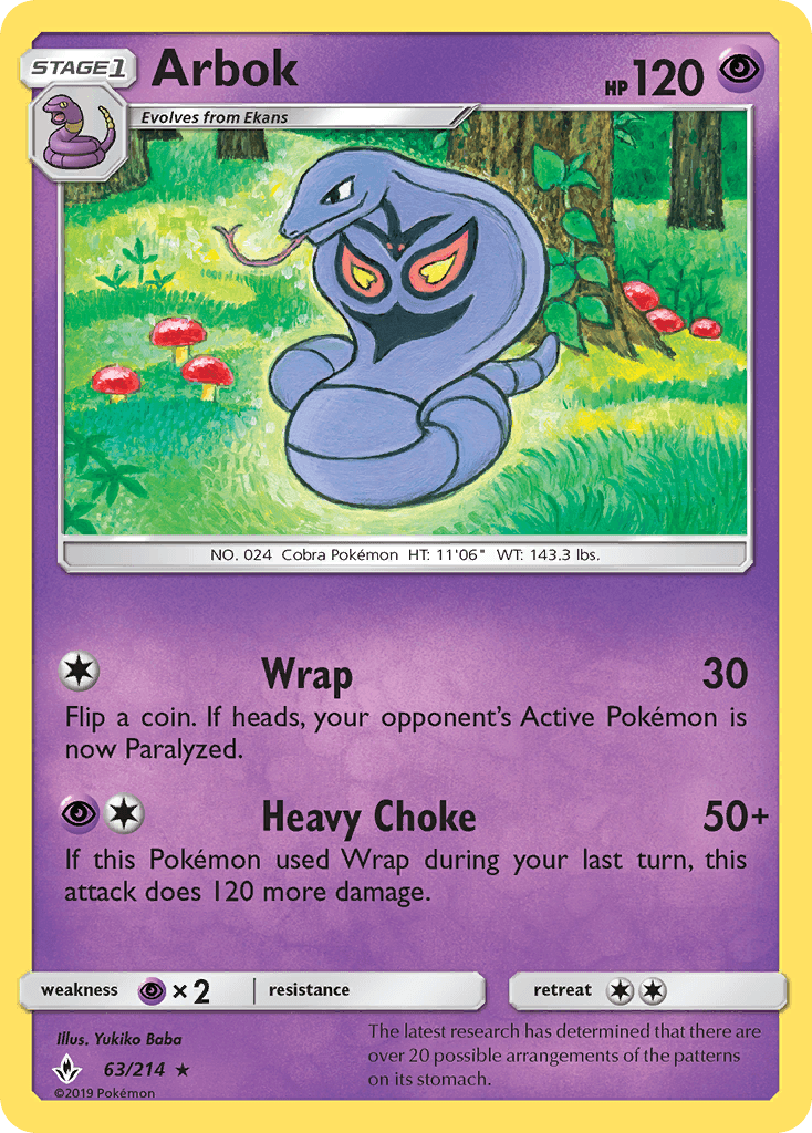 Arbok — Unbroken Bonds #63