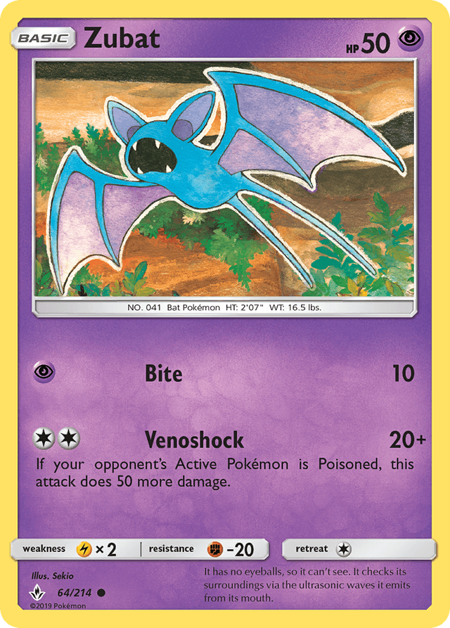 Zubat — Unbroken Bonds #64