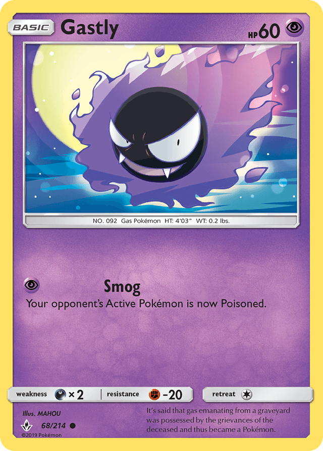 Gastly — Unbroken Bonds #68