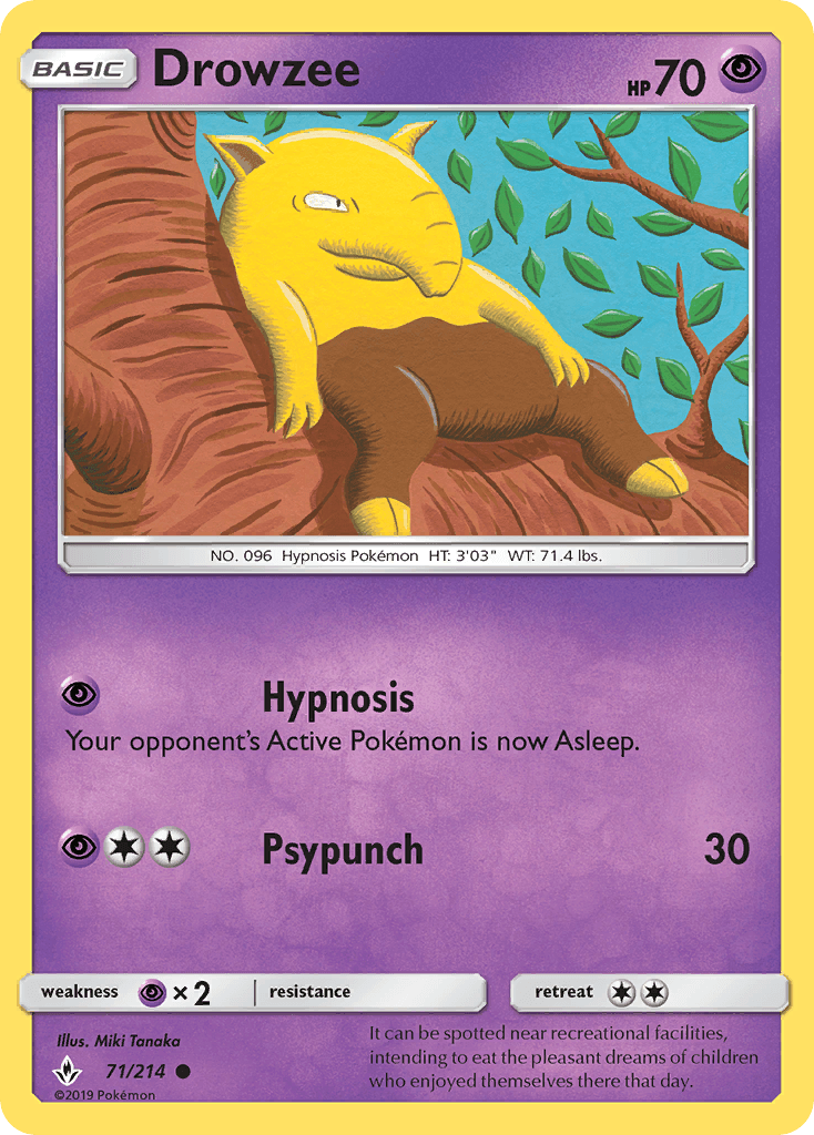 Drowzee — Unbroken Bonds #71