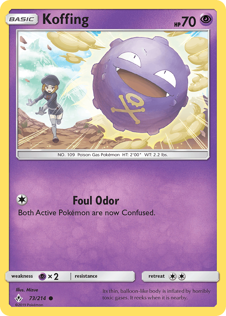 Koffing — Unbroken Bonds #73