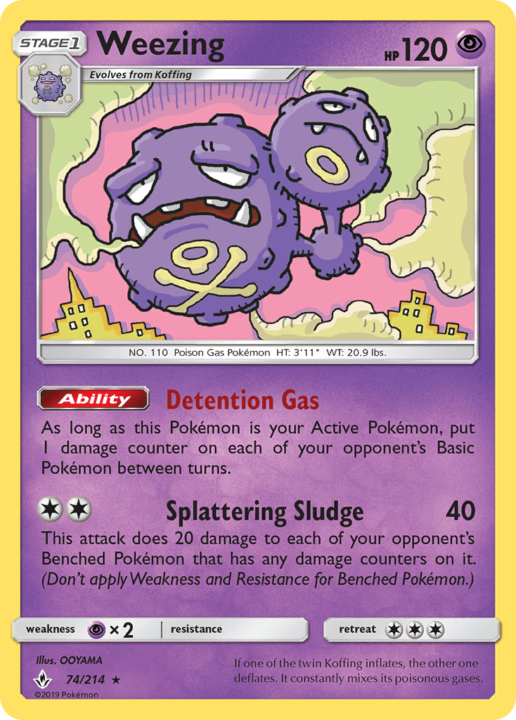 Weezing — Unbroken Bonds #74