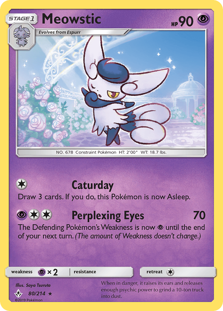 Meowstic — Unbroken Bonds #80
