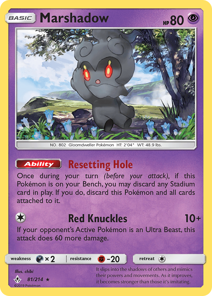 Marshadow — Unbroken Bonds #81