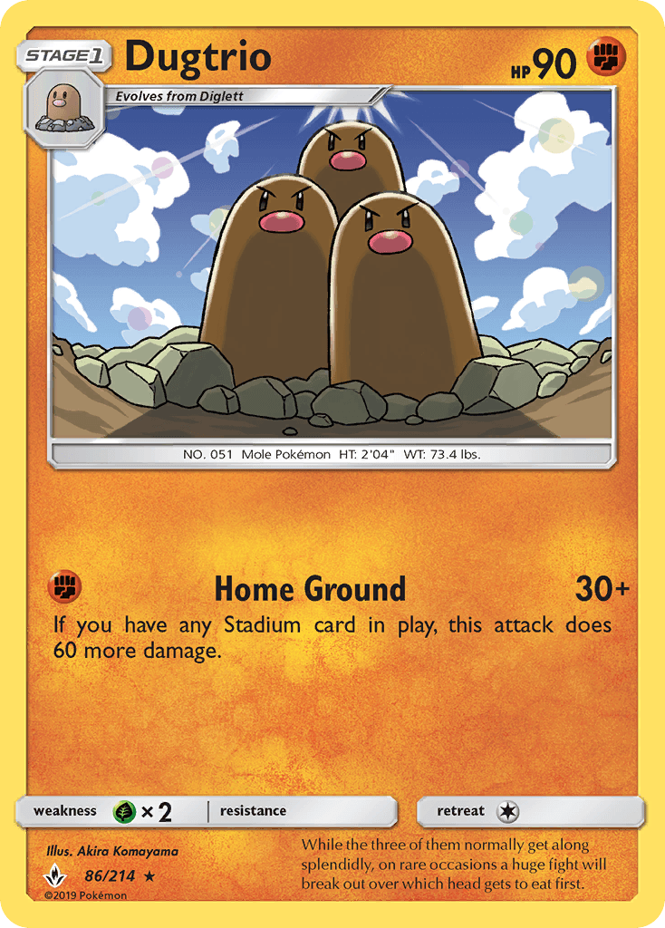 Dugtrio — Unbroken Bonds #86