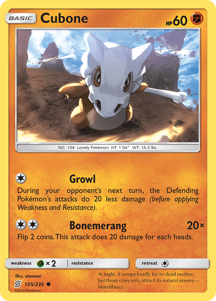 Cubone — Unified Minds #105