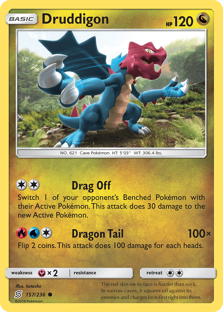 Druddigon — Unified Minds #157