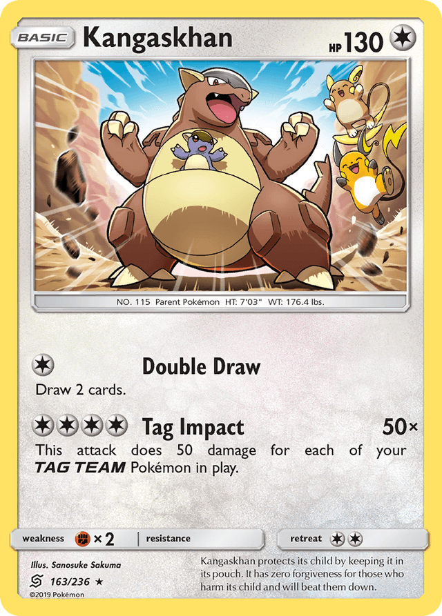 Kangaskhan — Unified Minds #163