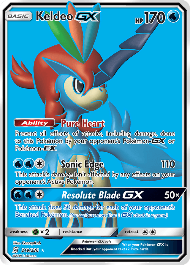 Keldeo-GX — Unified Minds #219