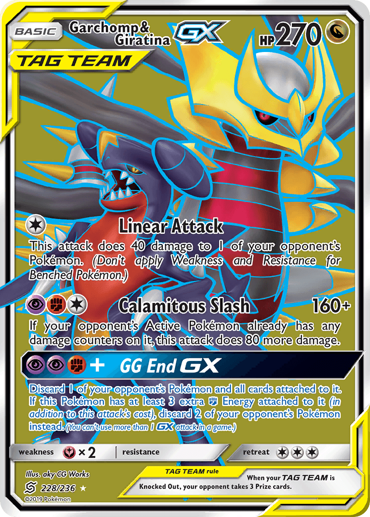 Garchomp & Giratina-GX — Unified Minds #228