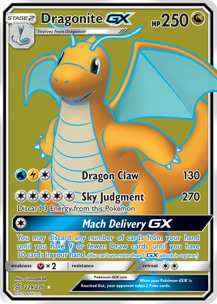Dragonite-GX — Unified Minds #229