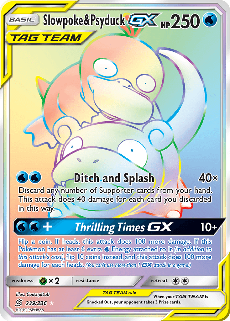 Slowpoke & Psyduck-GX — Unified Minds #239