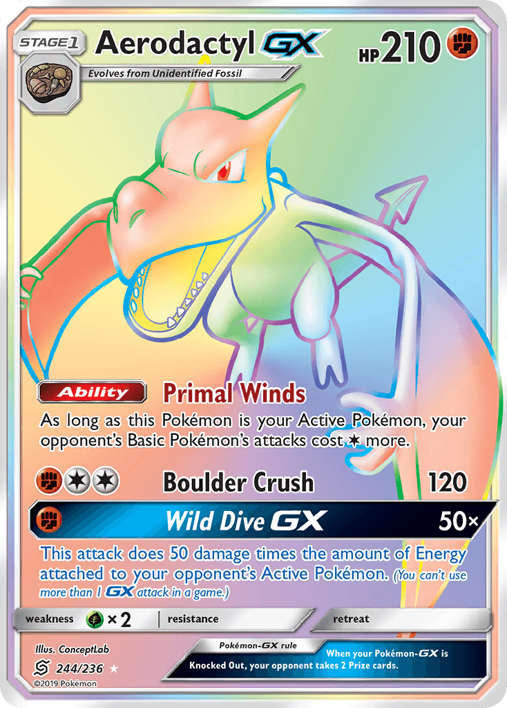 Aerodactyl-GX — Unified Minds #244