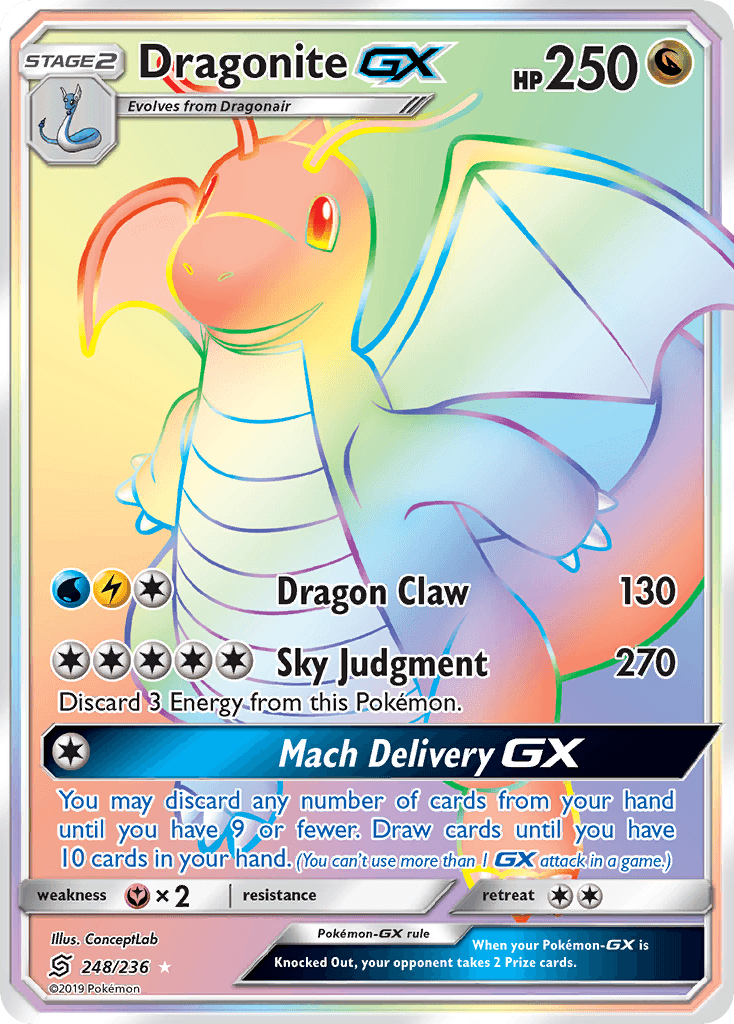 Dragonite-GX — Unified Minds #248