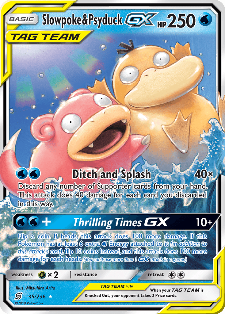 Slowpoke & Psyduck-GX — Unified Minds #35