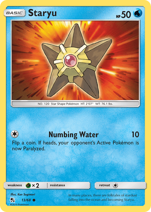 Staryu — Hidden Fates #13