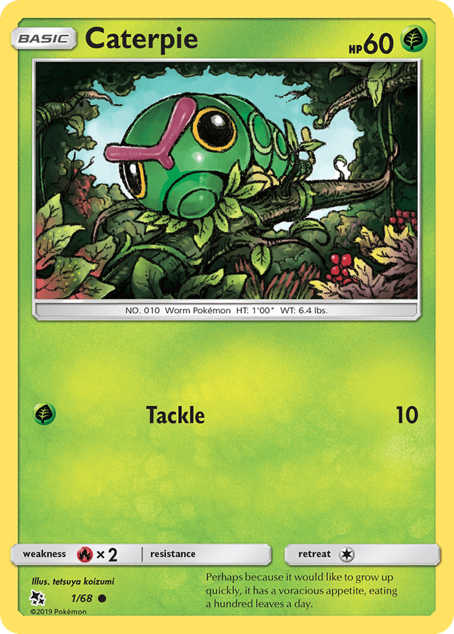 Caterpie — Hidden Fates #1