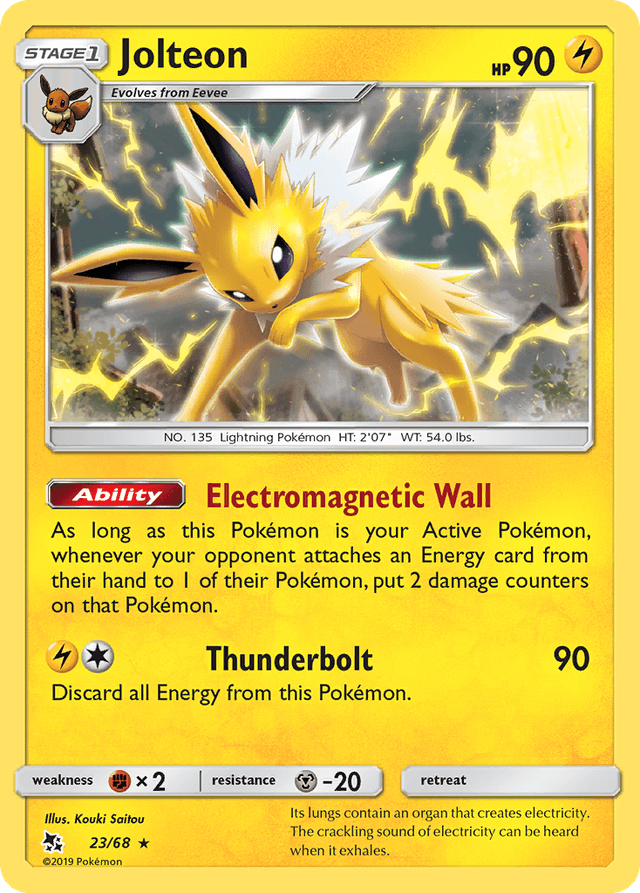 Jolteon — Hidden Fates #23