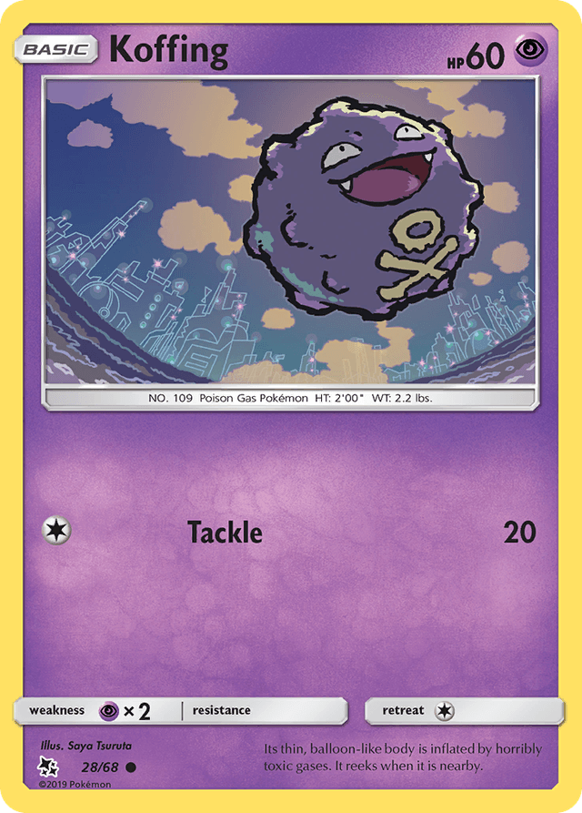 Koffing — Hidden Fates #28