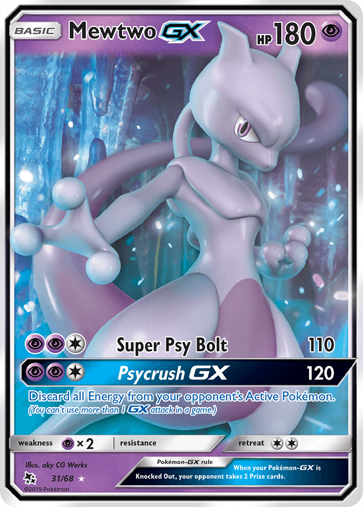 Mewtwo-GX — Hidden Fates #31