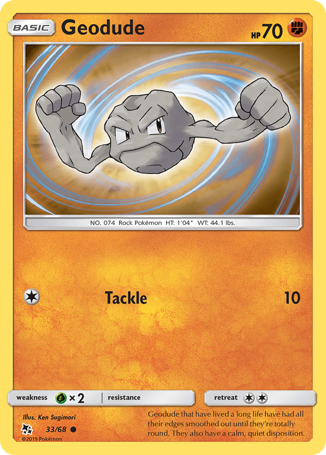 Geodude — Hidden Fates #33