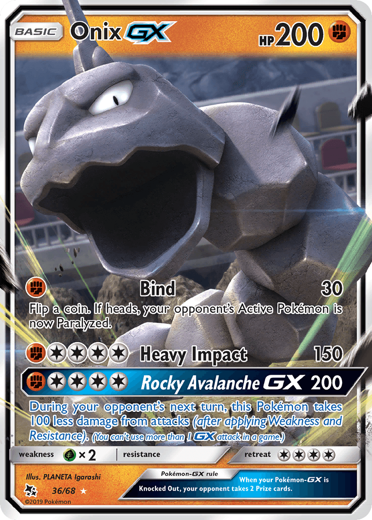 Onix-GX — Hidden Fates #36